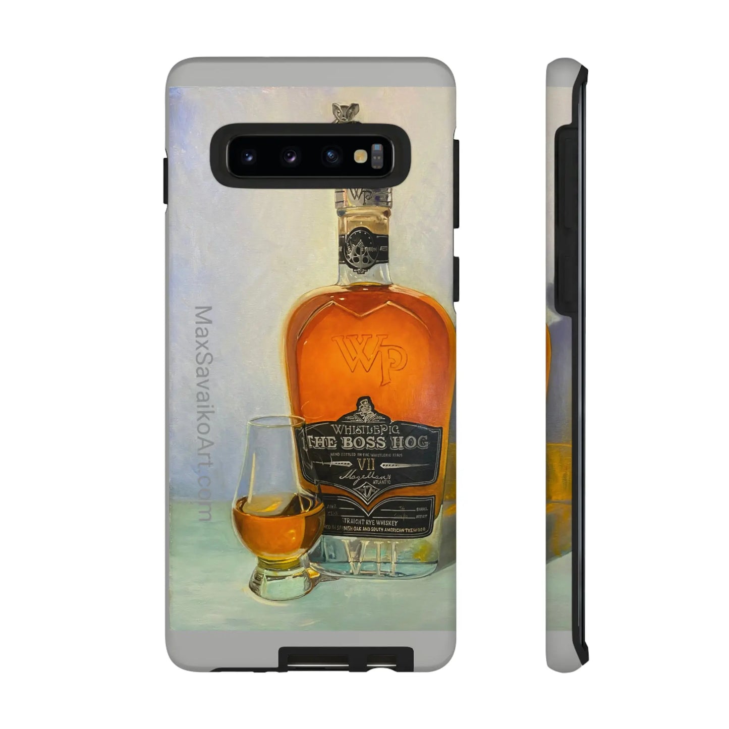 Savaiko Art - Whistle Pig Boss Hog Neat Tough Phone Case - Max Savaiko Art