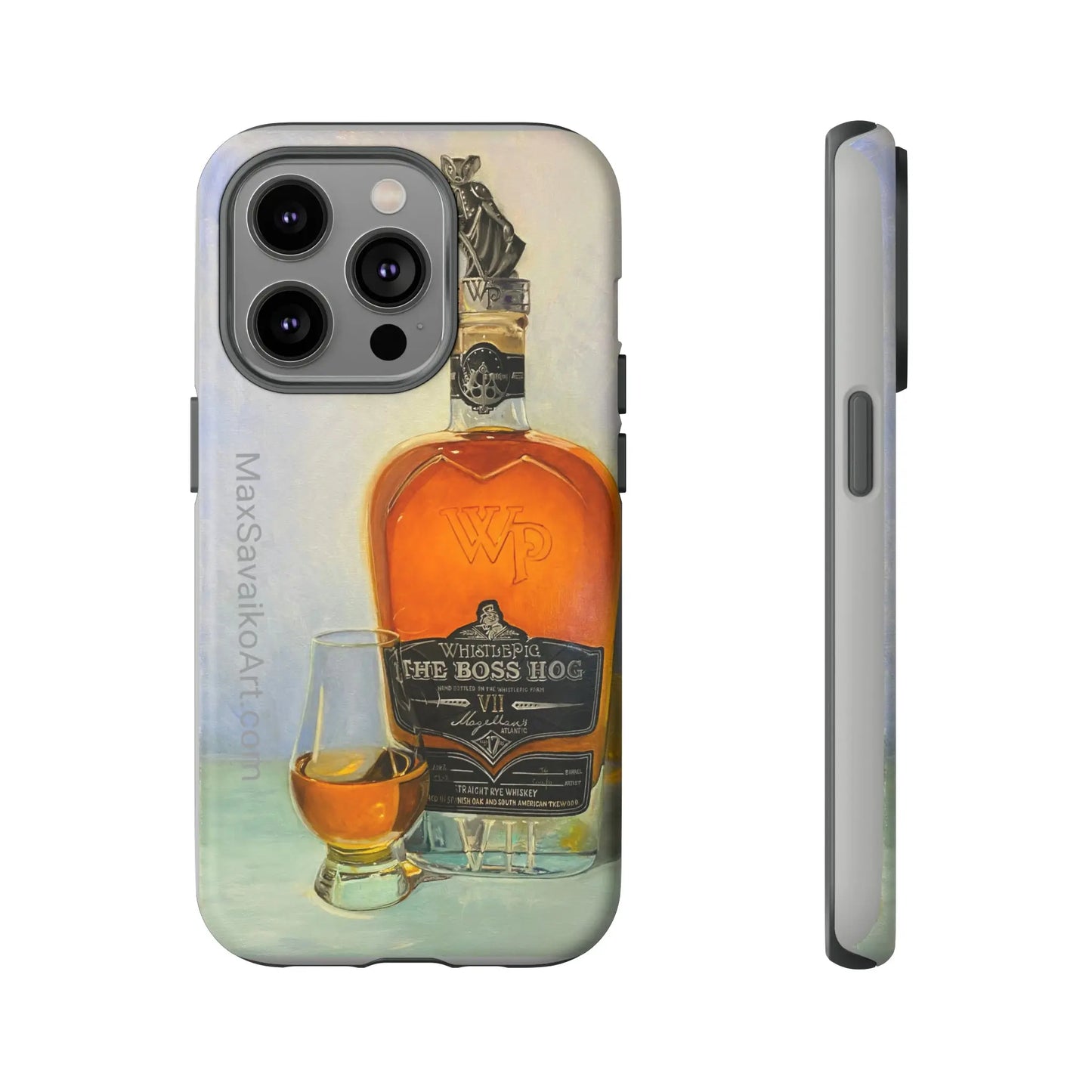 Savaiko Art - Whistle Pig Boss Hog Neat Tough Phone Case - Max Savaiko Art