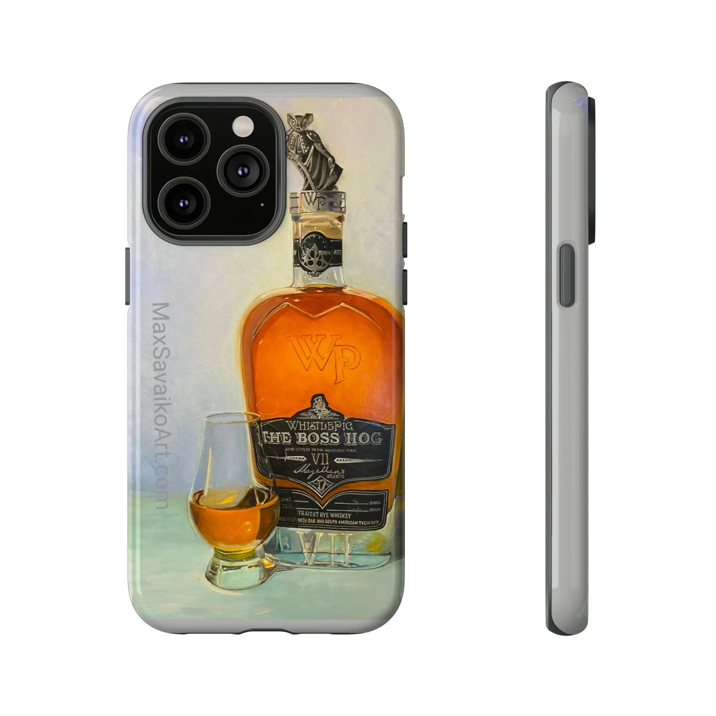 Savaiko Art - Whistle Pig Boss Hog Neat Tough Phone Case - Max Savaiko Art