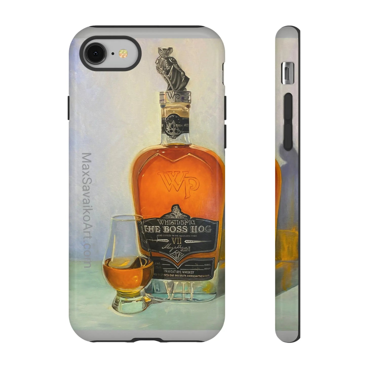 Savaiko Art - Whistle Pig Boss Hog Neat Tough Phone Case - Max Savaiko Art