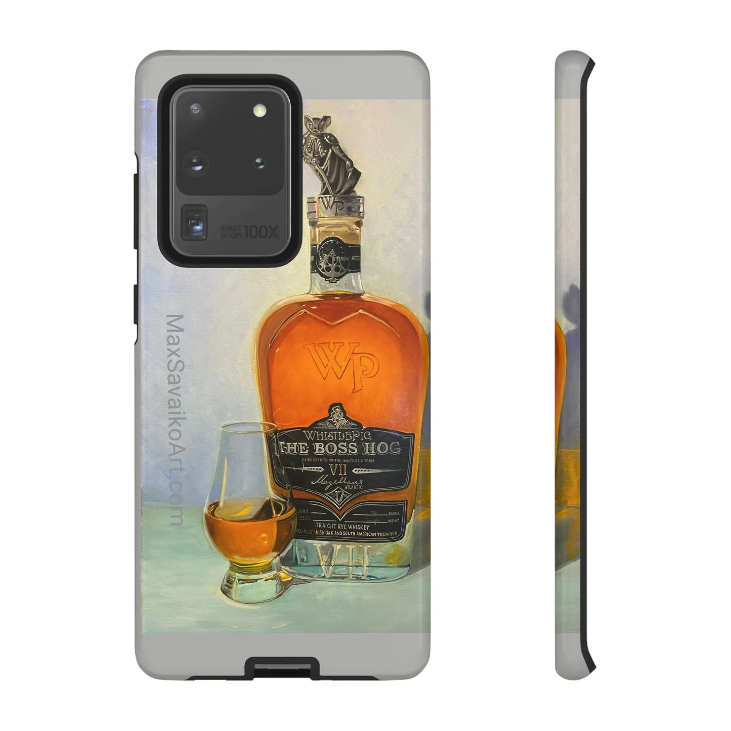 Savaiko Art - Whistle Pig Boss Hog Neat Tough Phone Case - Max Savaiko Art