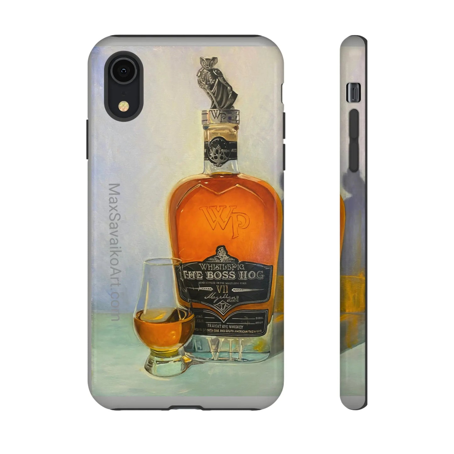 Savaiko Art - Whistle Pig Boss Hog Neat Tough Phone Case - Max Savaiko Art