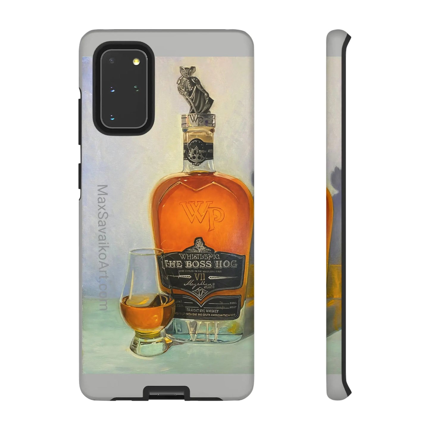 Savaiko Art - Whistle Pig Boss Hog Neat Tough Phone Case - Max Savaiko Art