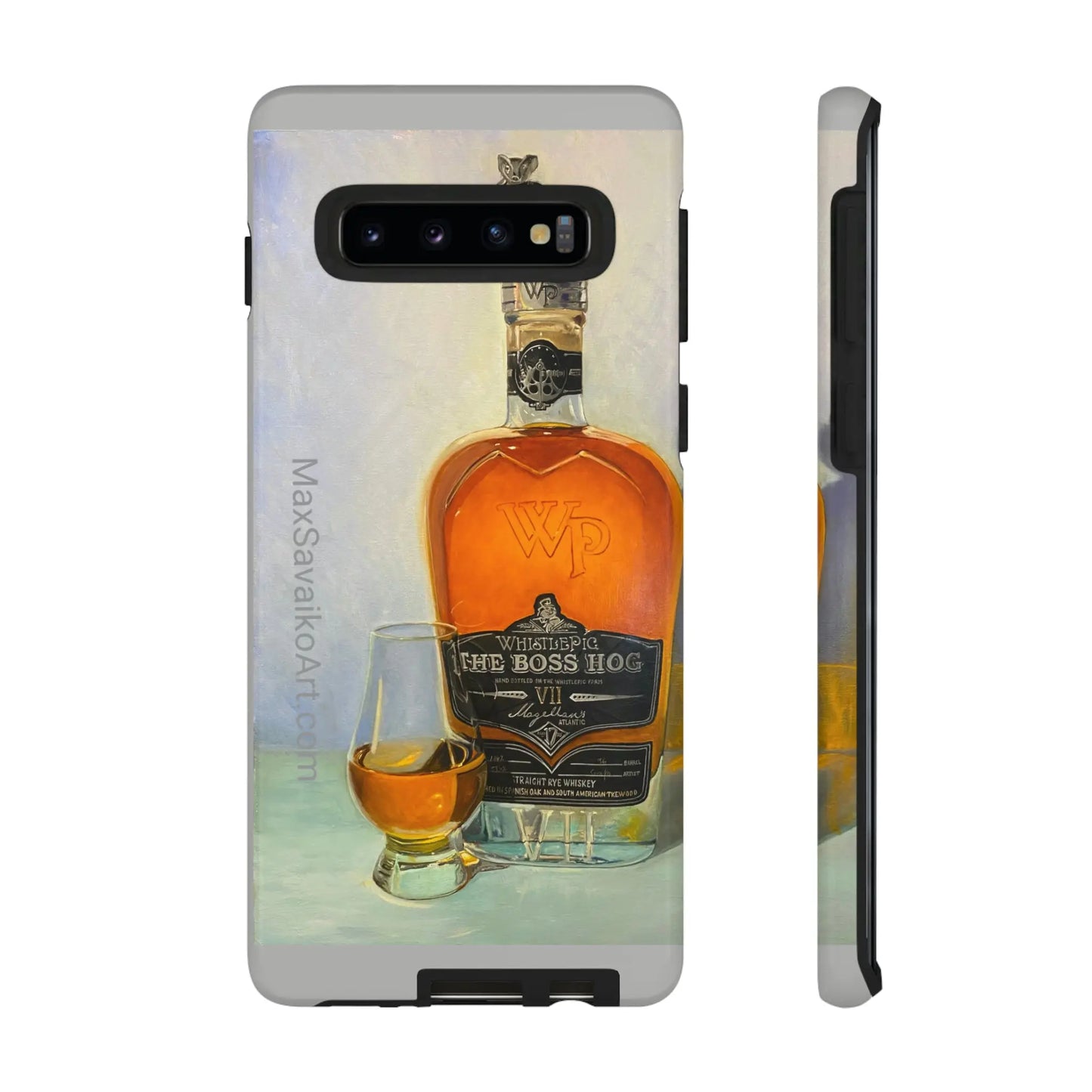 Savaiko Art - Whistle Pig Boss Hog Neat Tough Phone Case - Max Savaiko Art