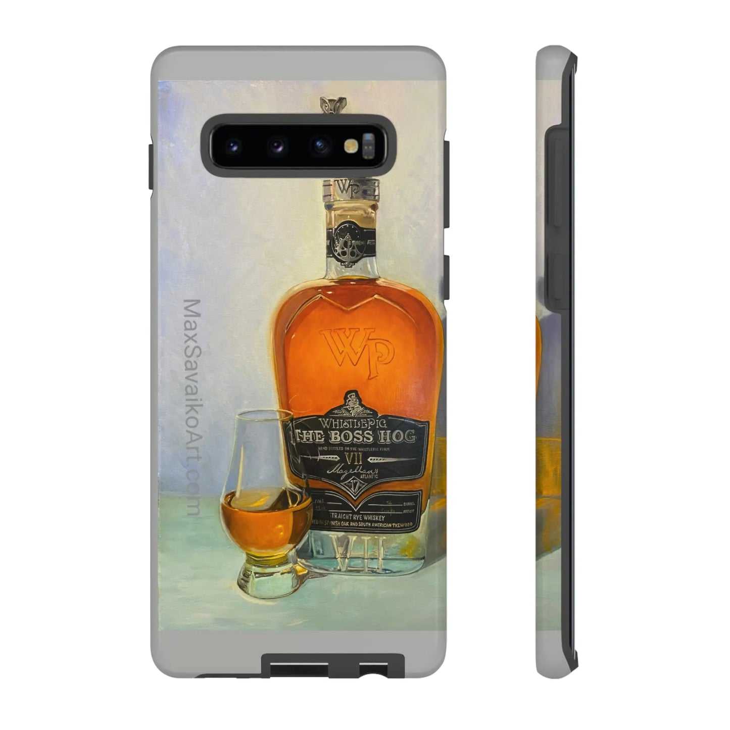 Savaiko Art - Whistle Pig Boss Hog Neat Tough Phone Case - Max Savaiko Art