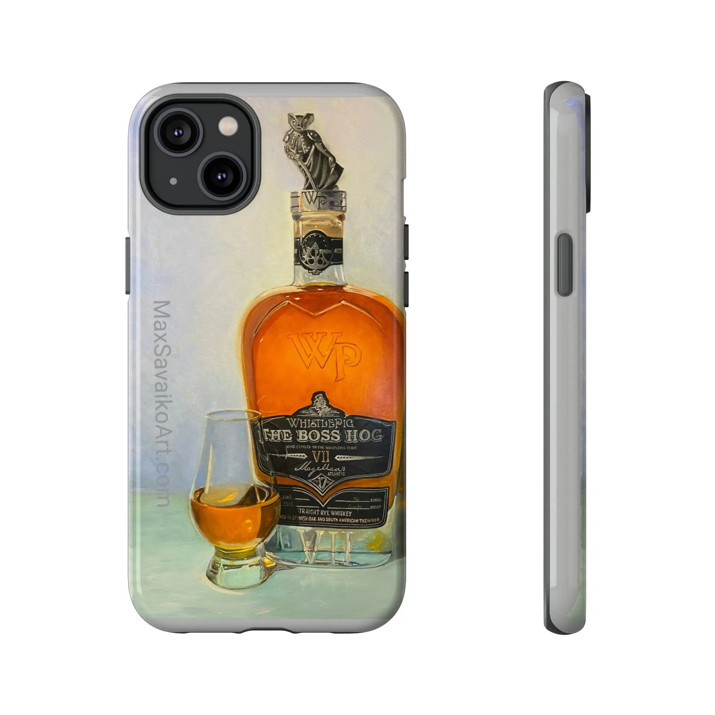 Savaiko Art - Whistle Pig Boss Hog Neat Tough Phone Case - Max Savaiko Art