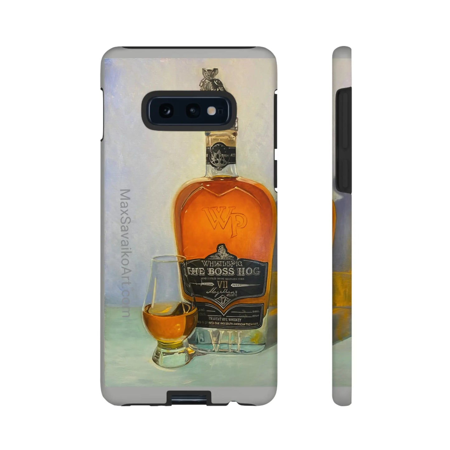Savaiko Art - Whistle Pig Boss Hog Neat Tough Phone Case - Max Savaiko Art