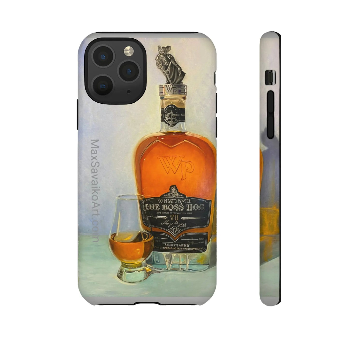 Savaiko Art - Whistle Pig Boss Hog Neat Tough Phone Case - Max Savaiko Art
