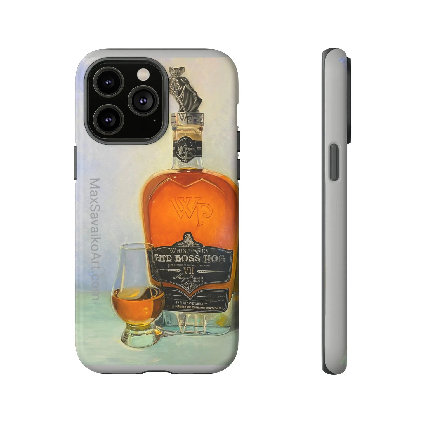 Savaiko Art - Whistle Pig Boss Hog Neat Tough Phone Case - Max Savaiko Art