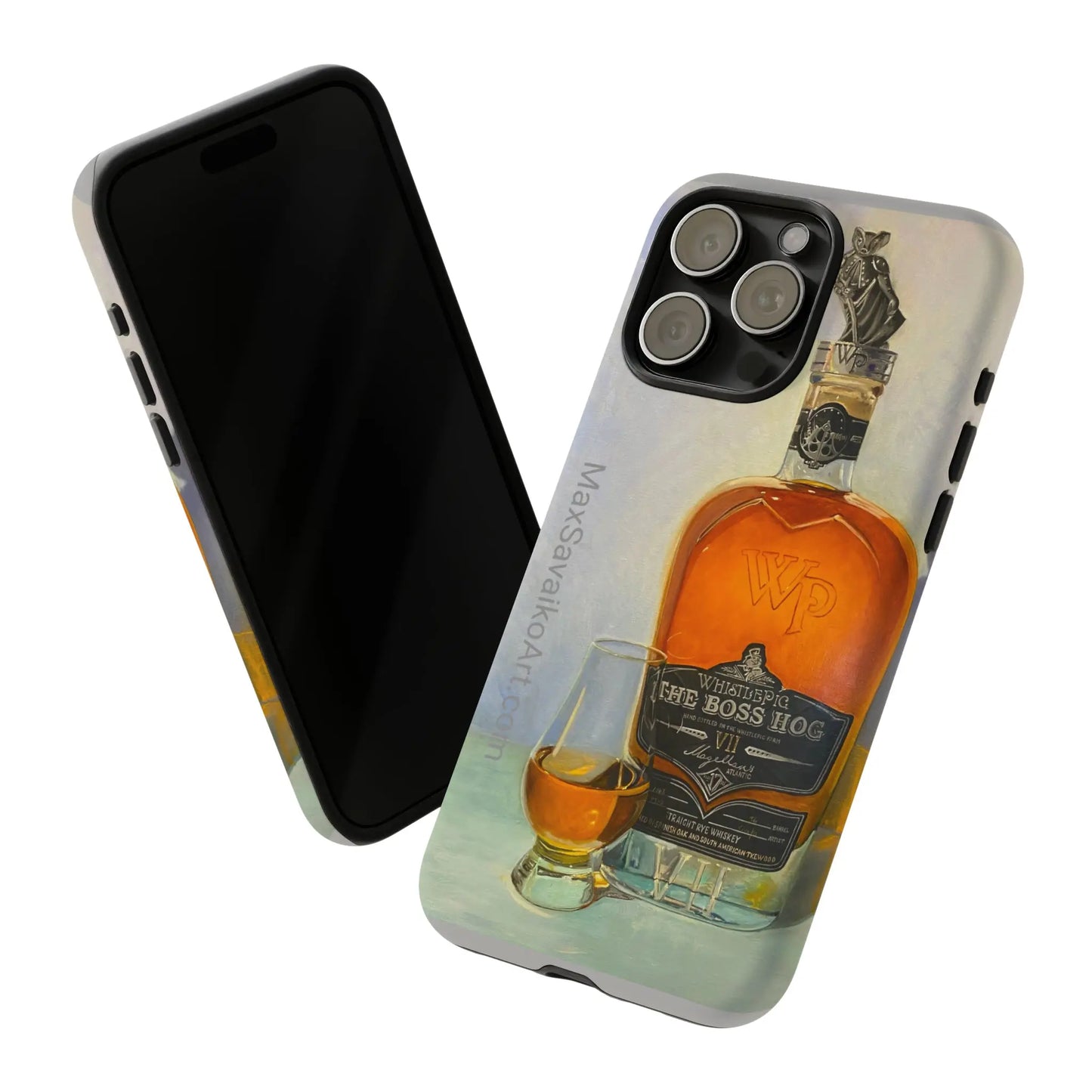 Savaiko Art - Whistle Pig Boss Hog Neat Tough Phone Case - Max Savaiko Art