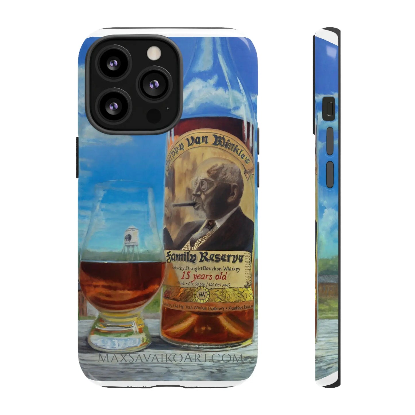Savaiko Art - Pappy Van Winkle phone case - Max Savaiko Art