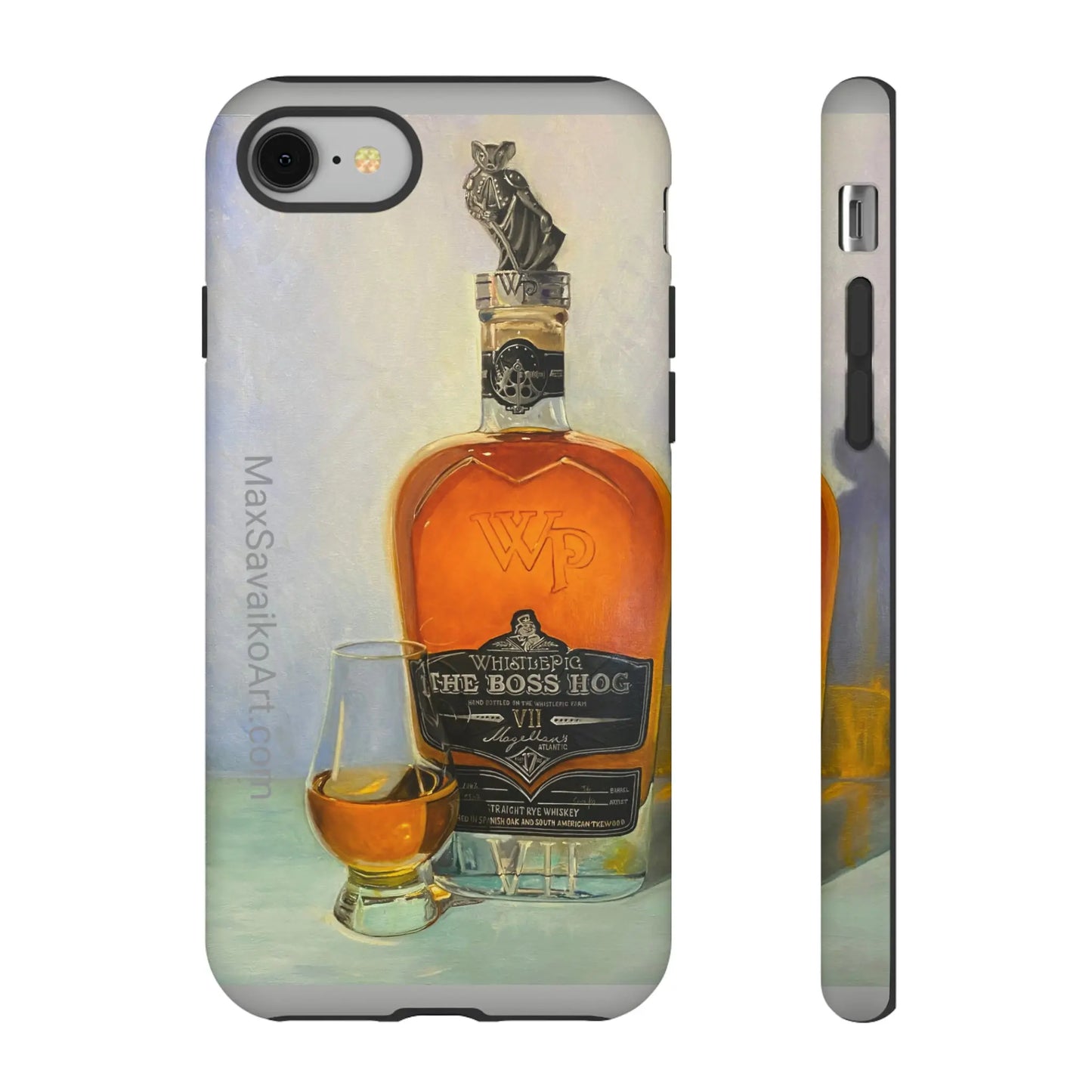 Savaiko Art - Whistle Pig Boss Hog Neat Tough Phone Case - Max Savaiko Art