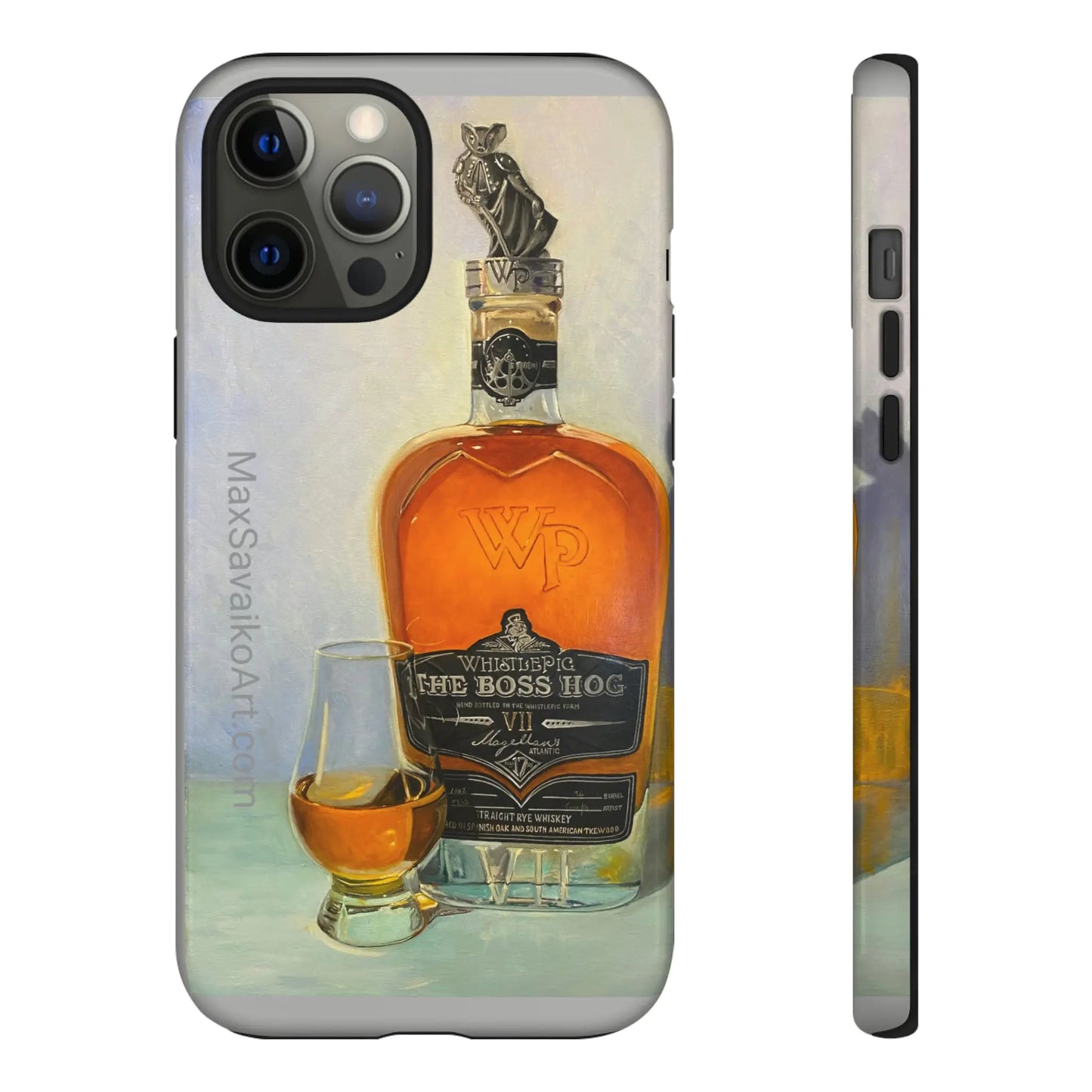Savaiko Art - Whistle Pig Boss Hog Neat Tough Phone Case - Max Savaiko Art