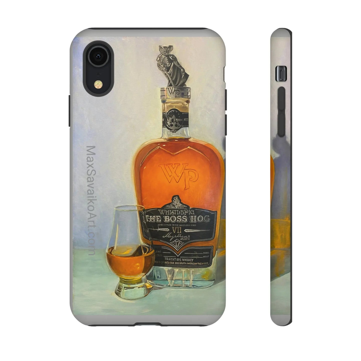 Savaiko Art - Whistle Pig Boss Hog Neat Tough Phone Case - Max Savaiko Art