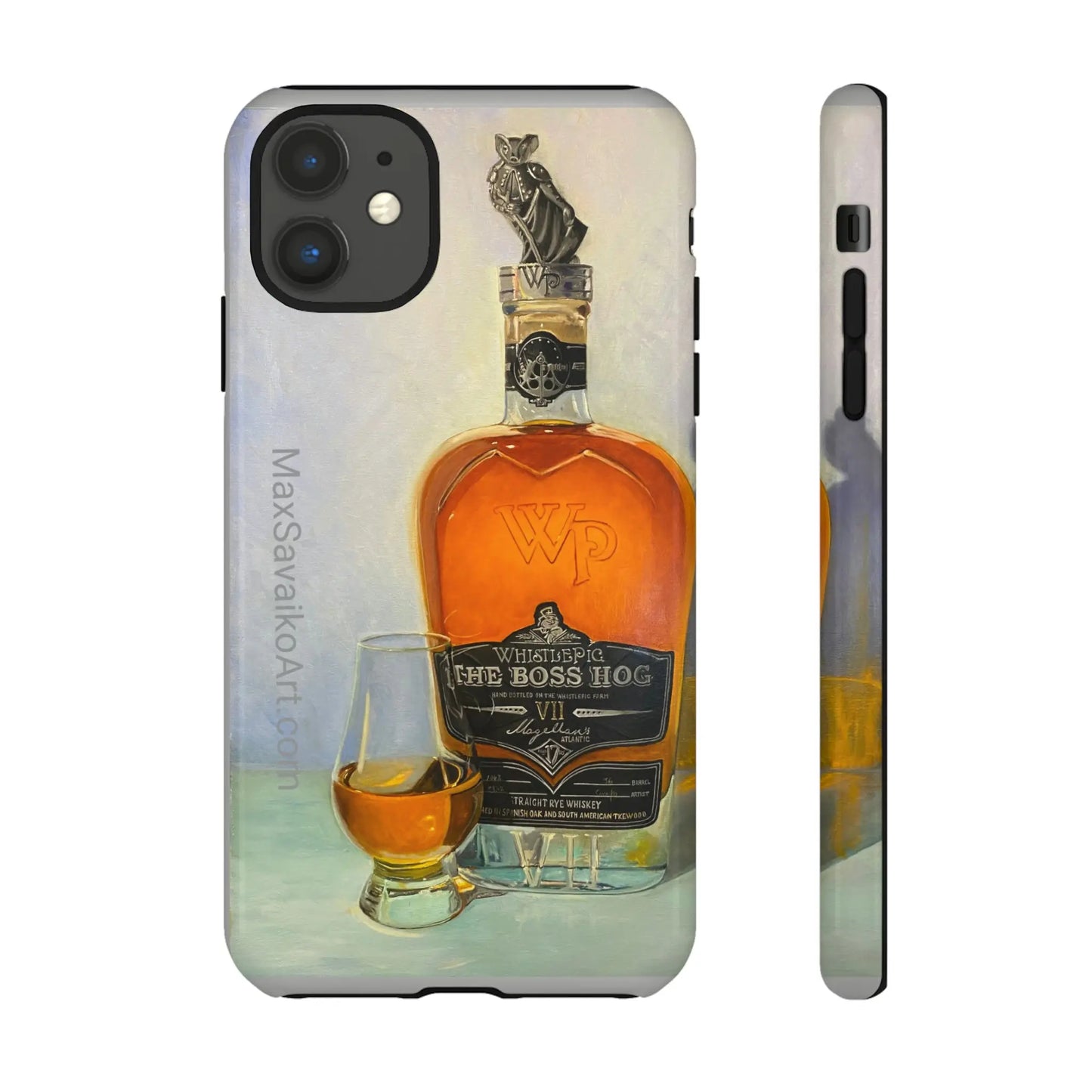 Savaiko Art - Whistle Pig Boss Hog Neat Tough Phone Case - Max Savaiko Art