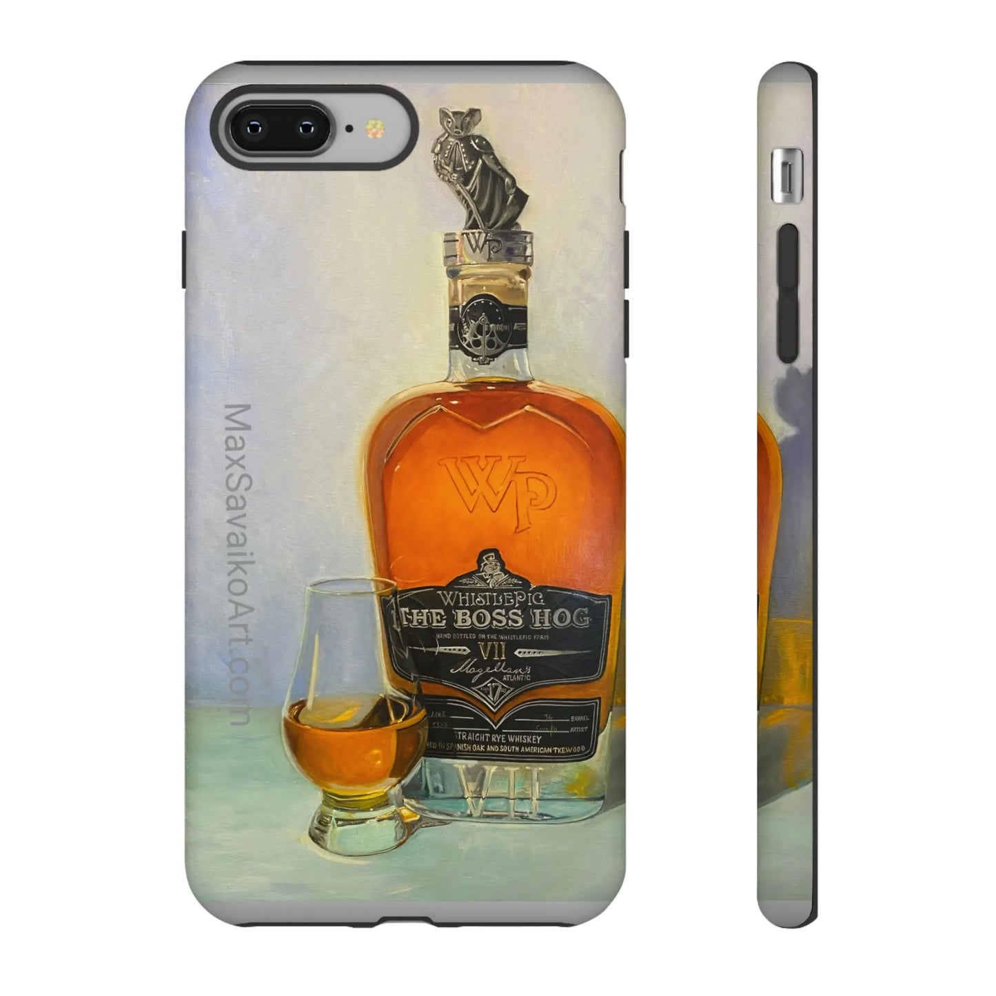 Savaiko Art - Whistle Pig Boss Hog Neat Tough Phone Case - Max Savaiko Art