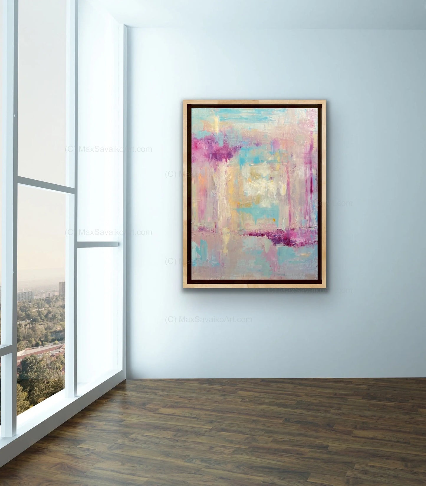 Abstract Aesthetic Art Oil Painting Love Squared Max Savaiko Art