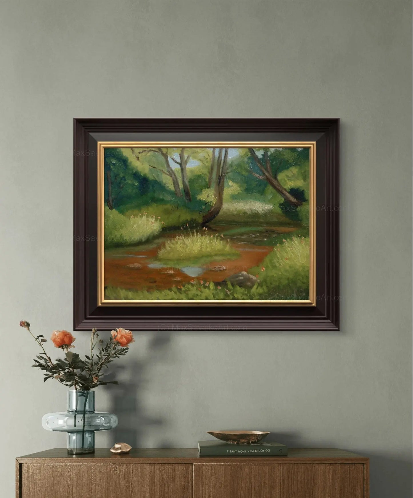 Art of Landscape Painting Across The Stream Max Savaiko Art