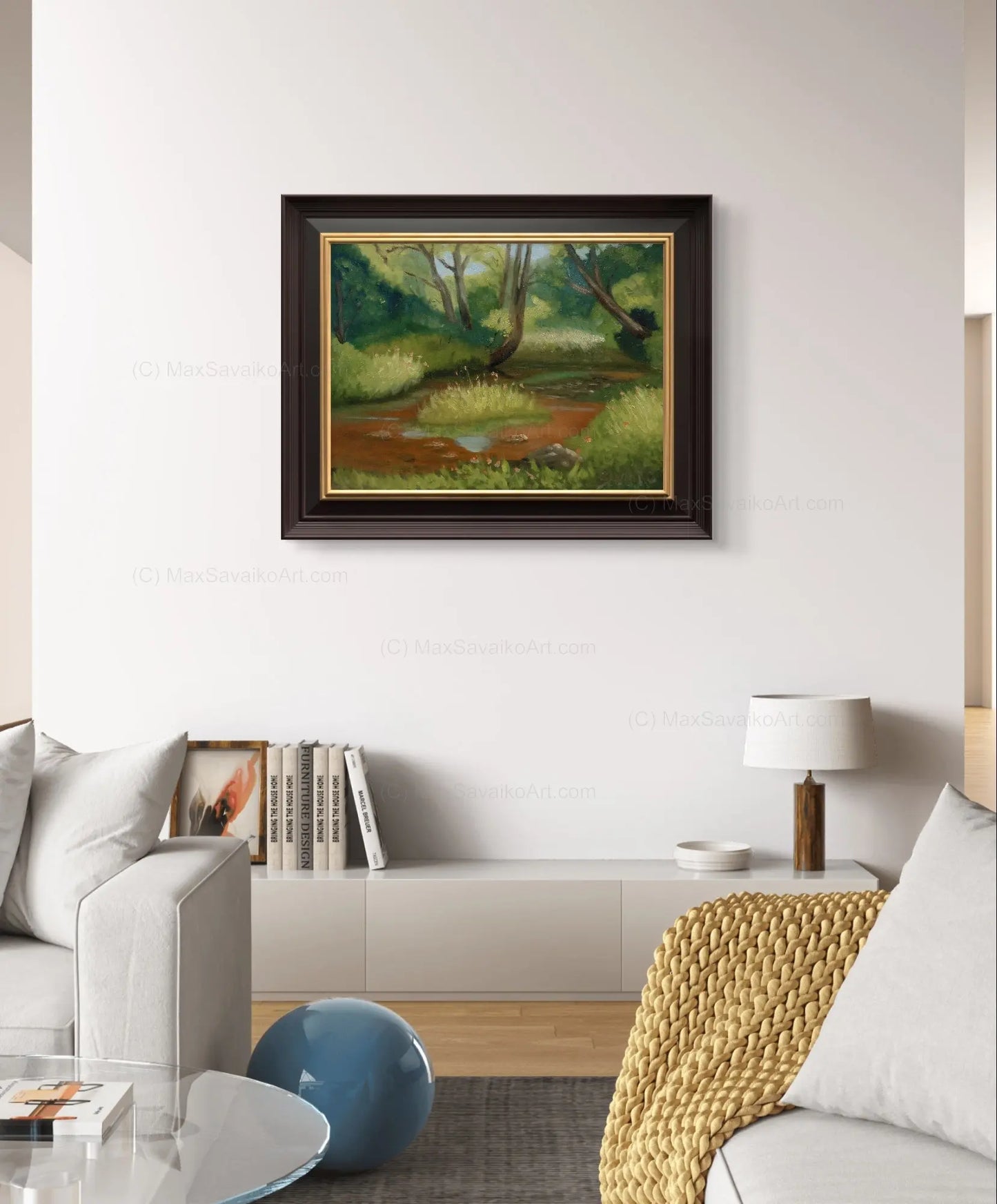 Art of Landscape Painting Across The Stream Max Savaiko Art