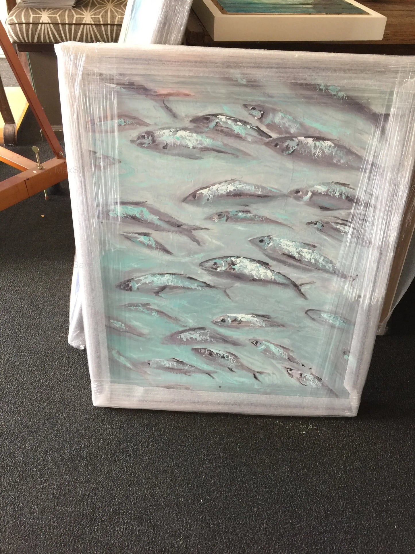 Beach Seaside wall art coastal Schools Out Max Savaiko Art