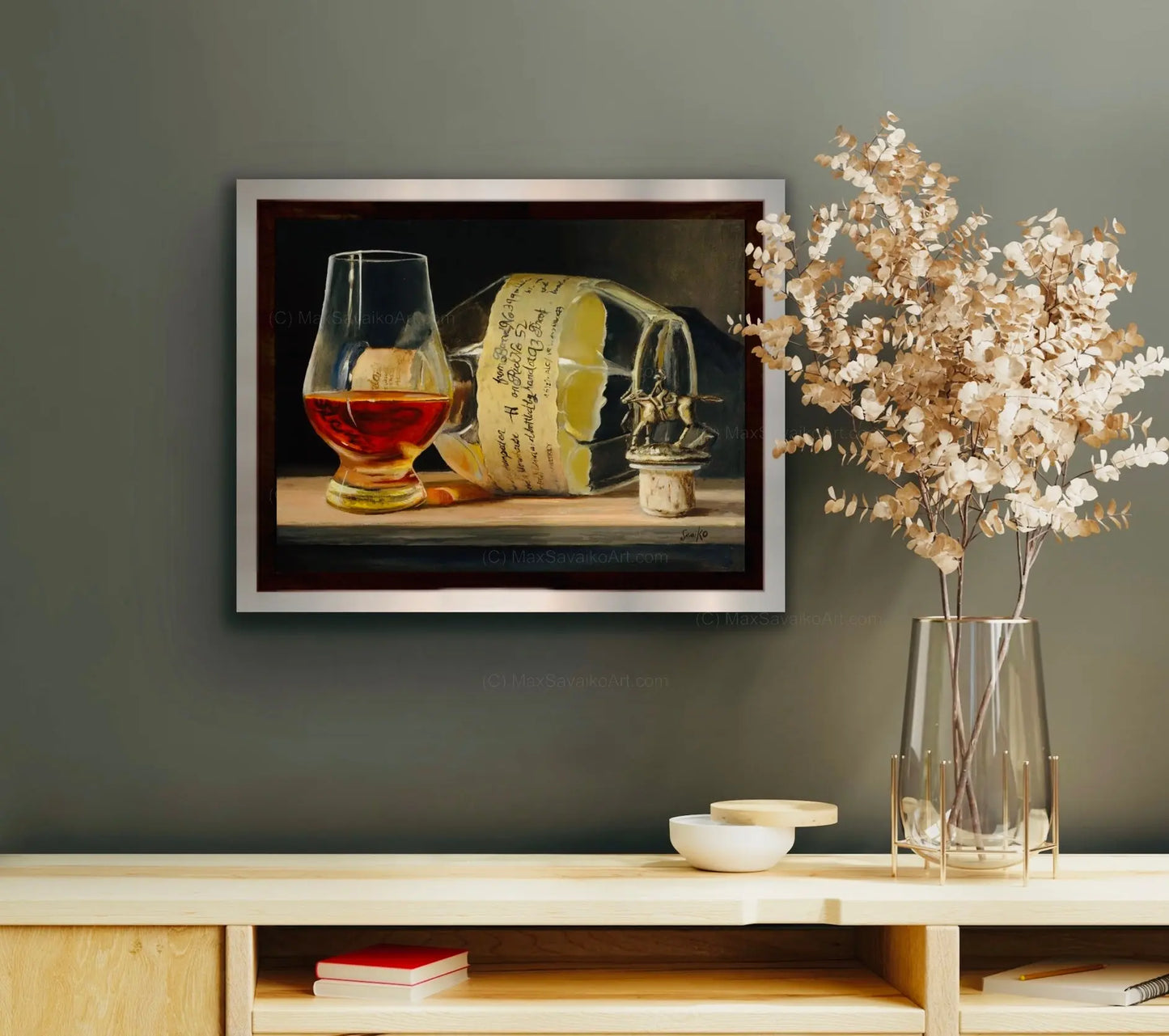 Bourbon Art - Blanton’s Original Single Barrel Bourbon - Man Down Max Savaiko Art