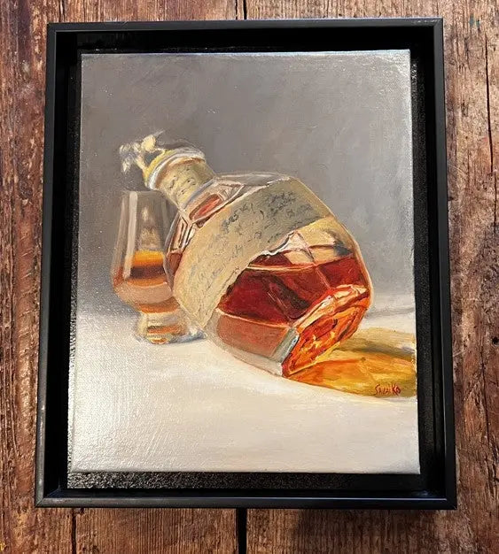 Bourbon Art Blantons Distillery Bourbon Bottoms Up Max Savaiko Art