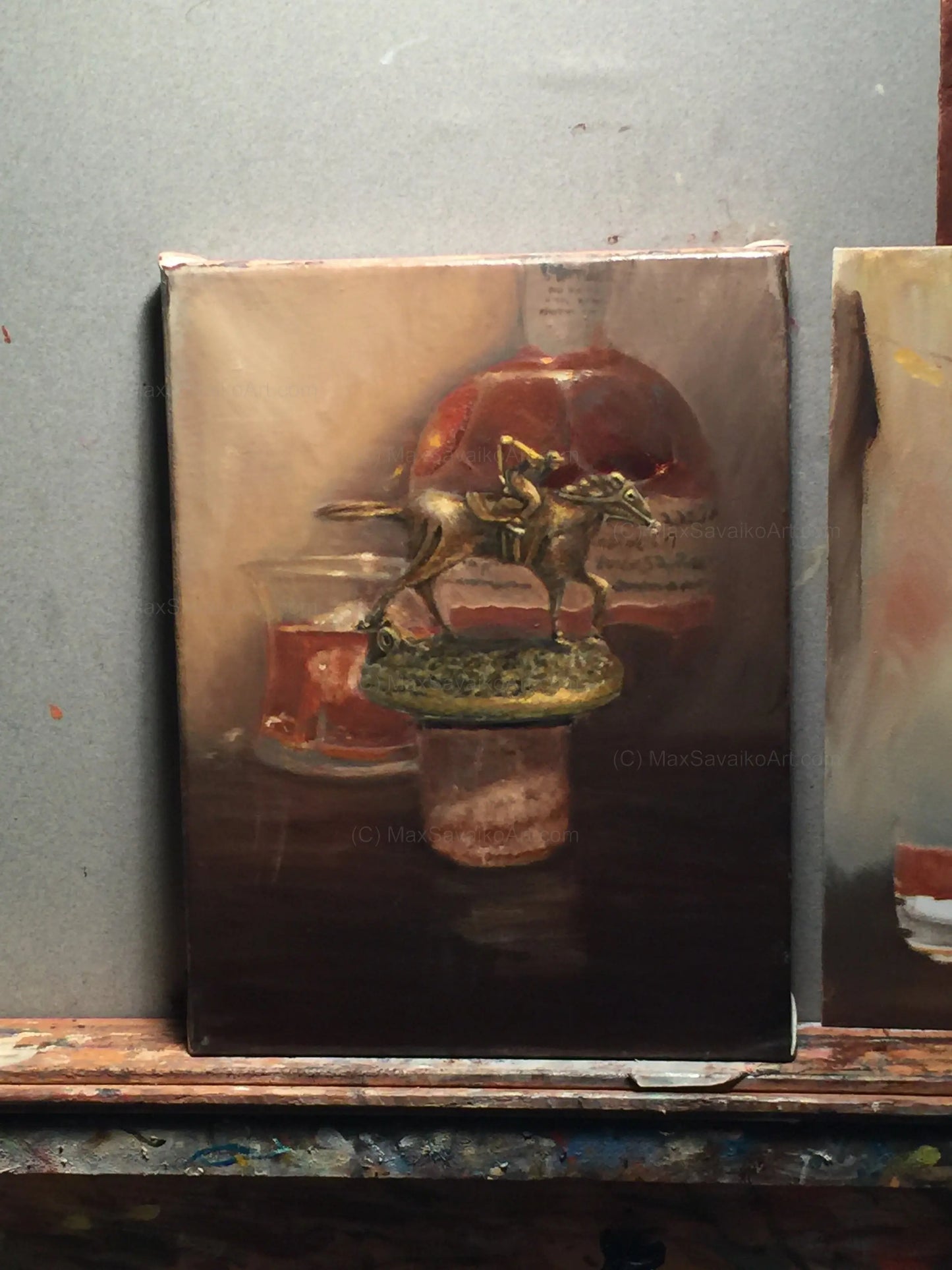 Bourbon Artwork Blanton's Letter O Max Savaiko Art