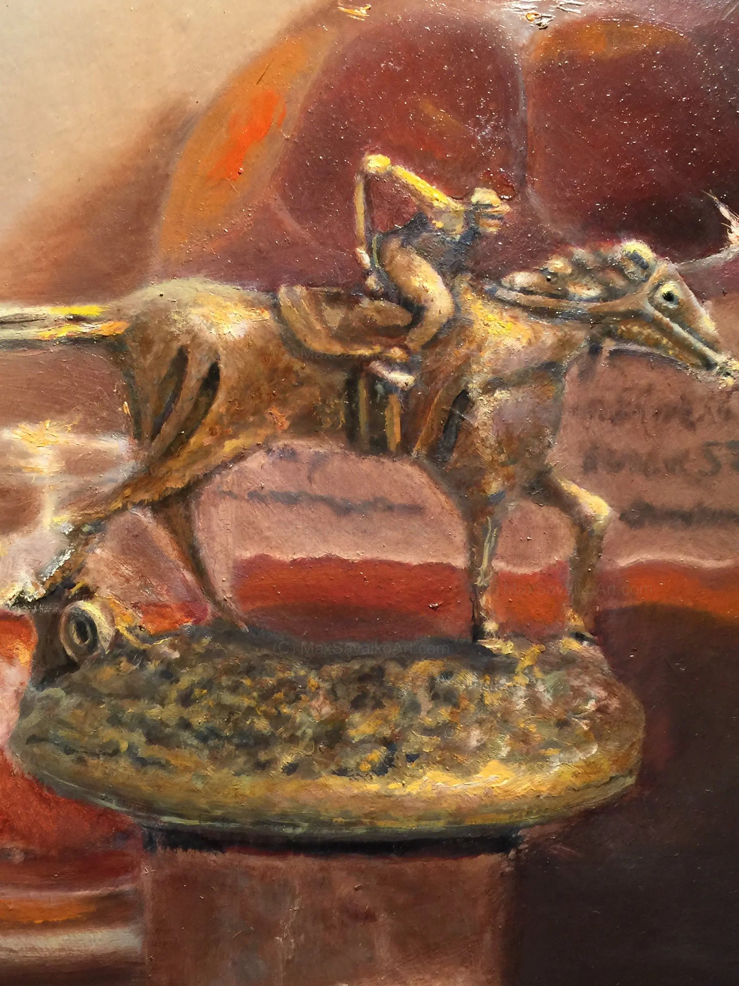Bourbon Artwork Blanton's Letter O Max Savaiko Art