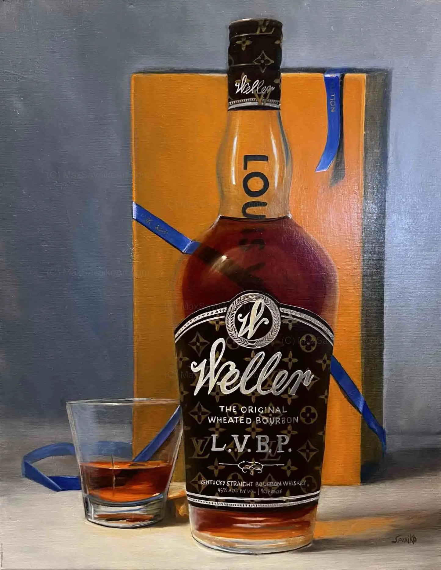 Bourbon Painting Louis Vuitton Origin Weller Special Reserve Max Savaiko Art