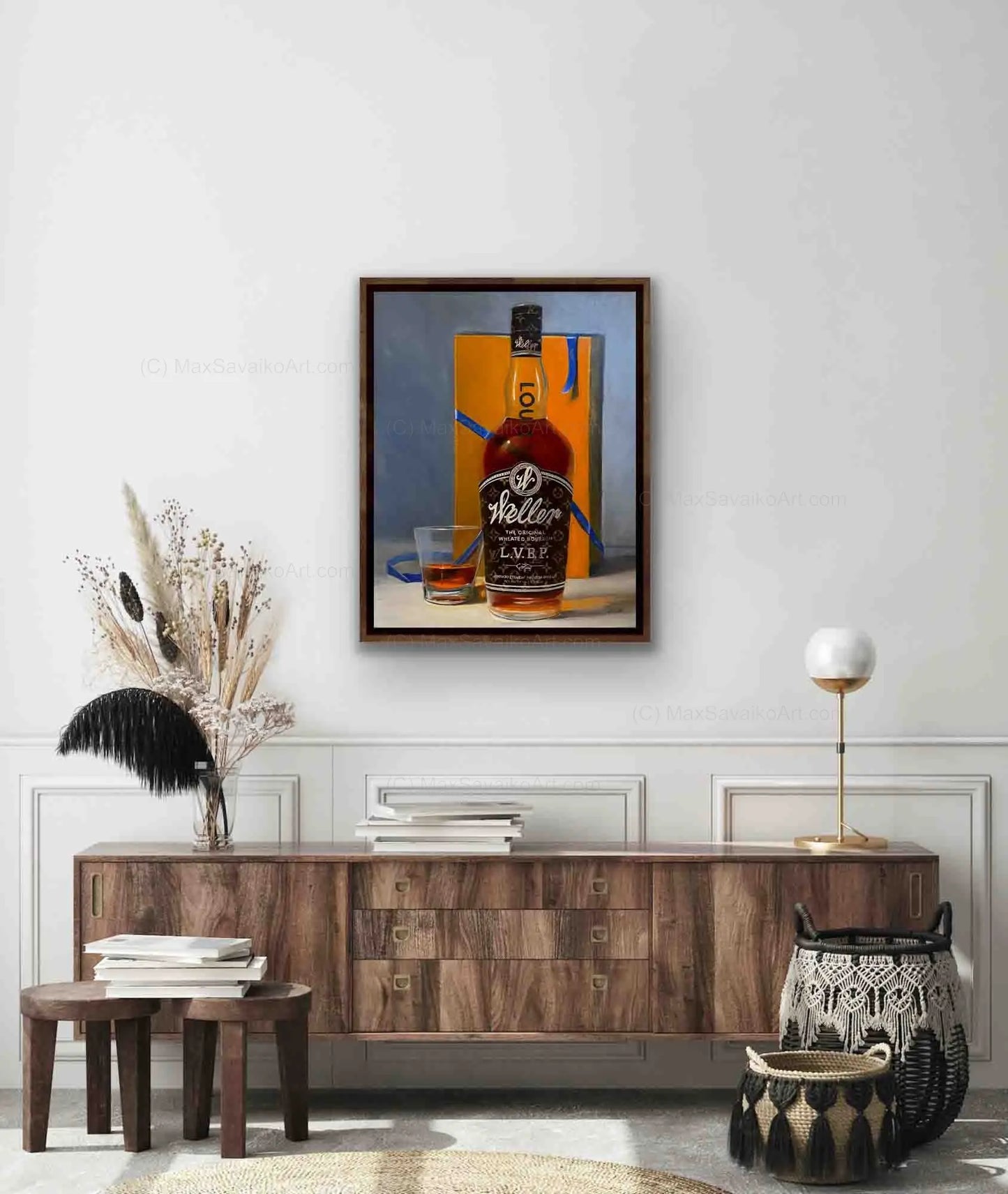 Bourbon Painting Louis Vuitton Origin Weller Special Reserve Max Savaiko Art