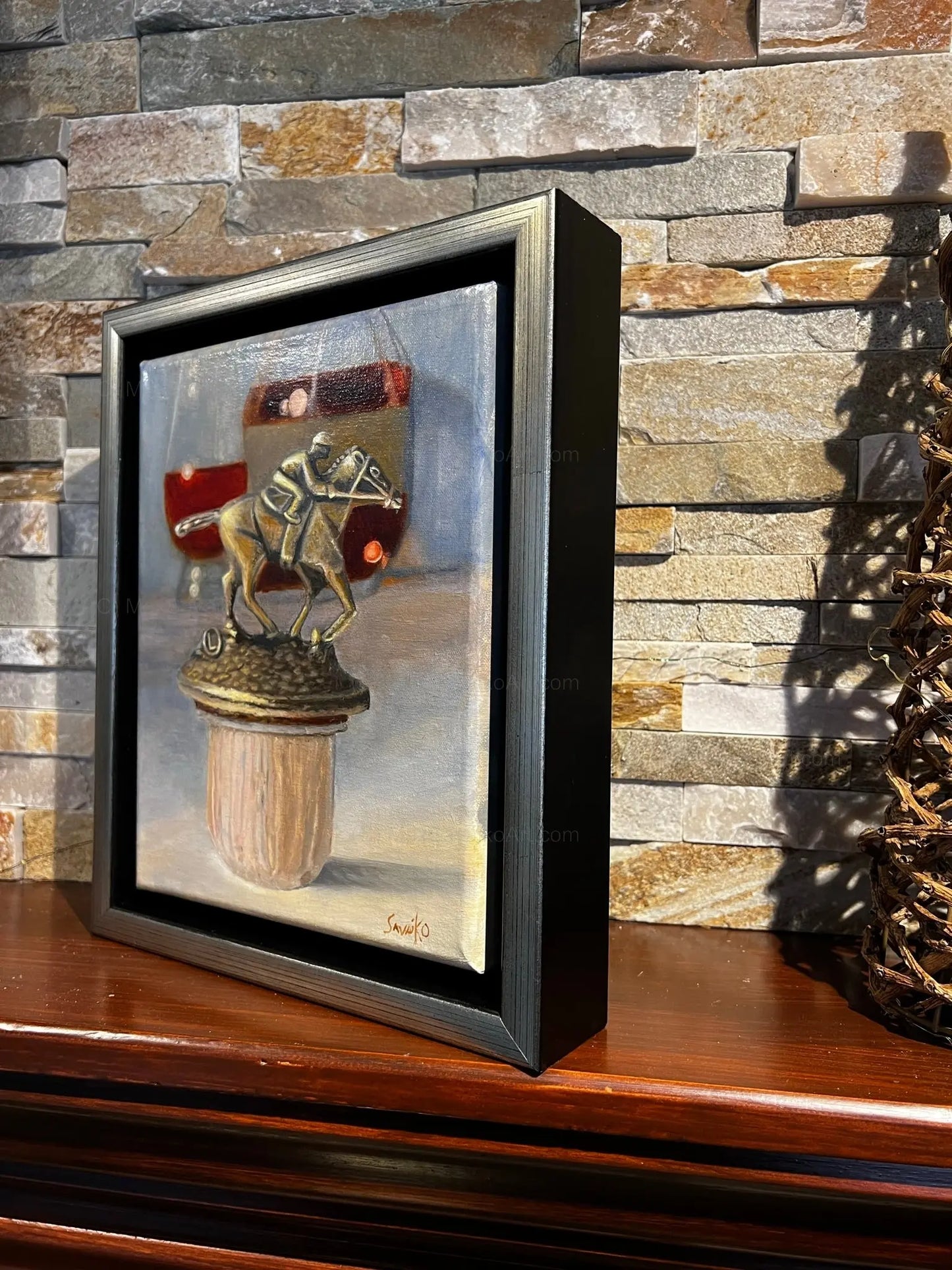 Custom Oil Painting - The Hardest Blanton Letter to find - Letter L artwork Max Savaiko Art