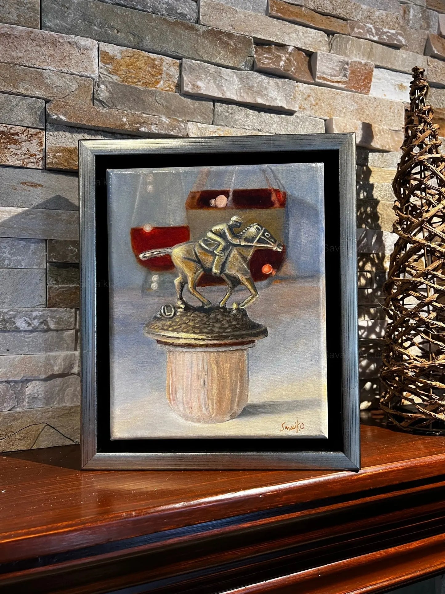 Custom Oil Painting - The Hardest Blanton Letter to find - Letter L artwork Max Savaiko Art