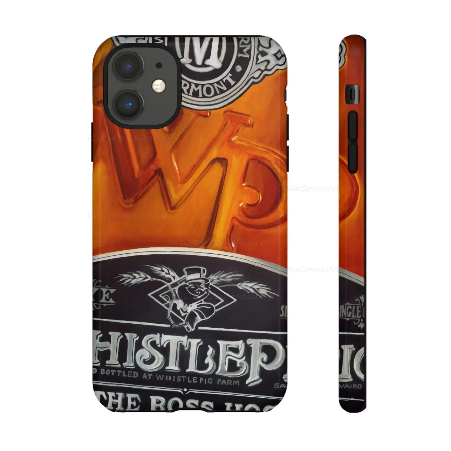 Custom Phone Case WhistlePig Boss Hog II Close Up Art Printify