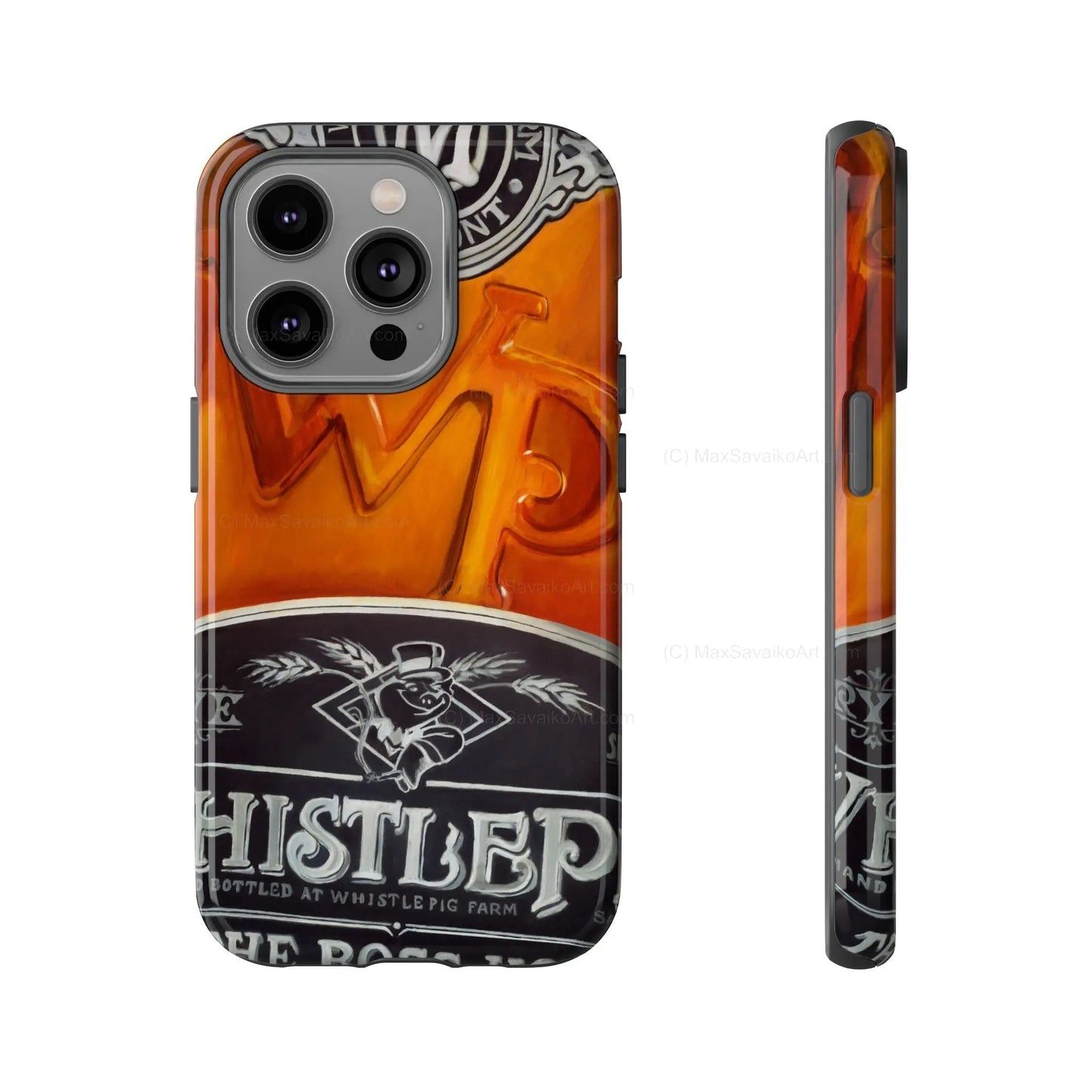 Custom Phone Case WhistlePig Boss Hog II Close Up Art Printify