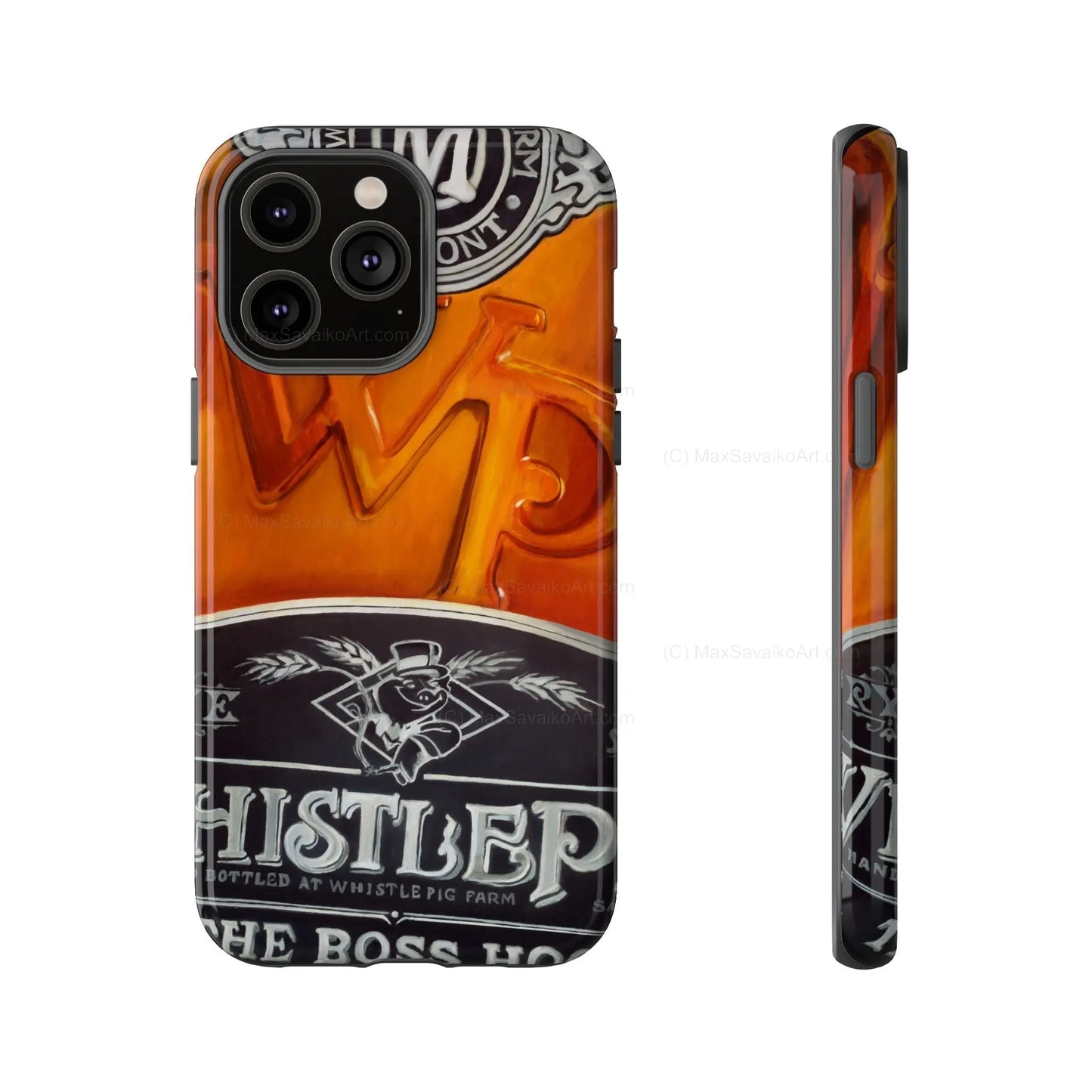 Custom Phone Case WhistlePig Boss Hog II Close Up Art Printify