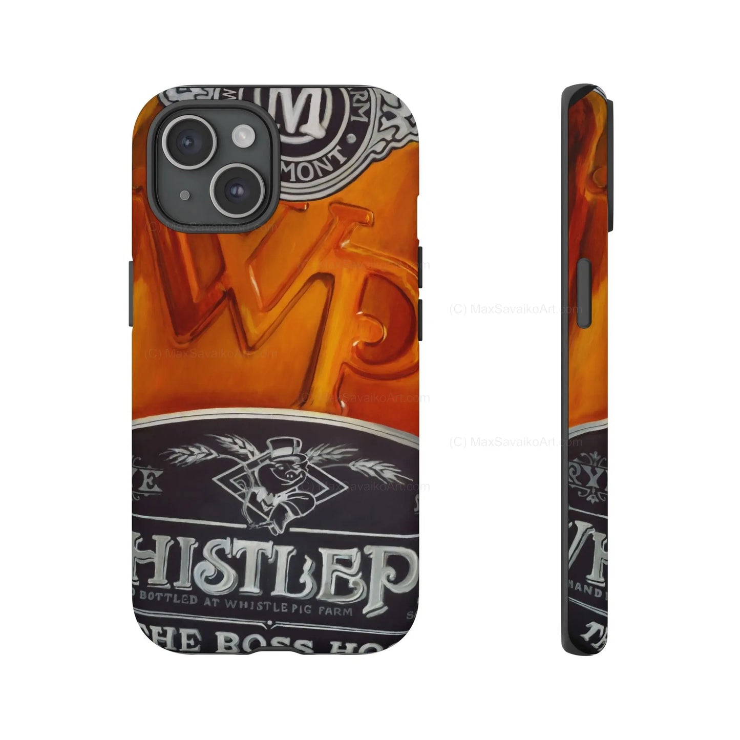 Custom Phone Case WhistlePig Boss Hog II Close Up Art Printify