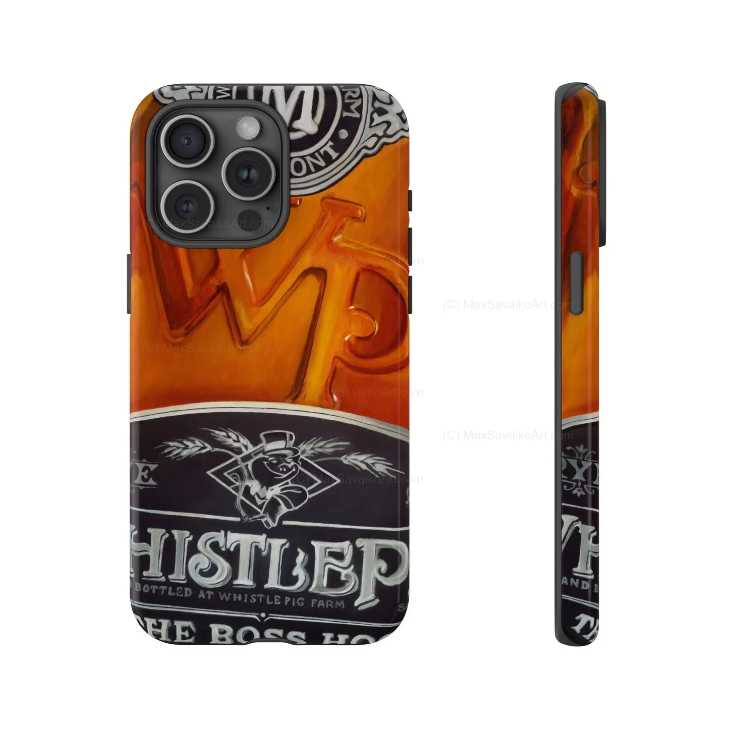 Custom Phone Case WhistlePig Boss Hog II Close Up Art Printify