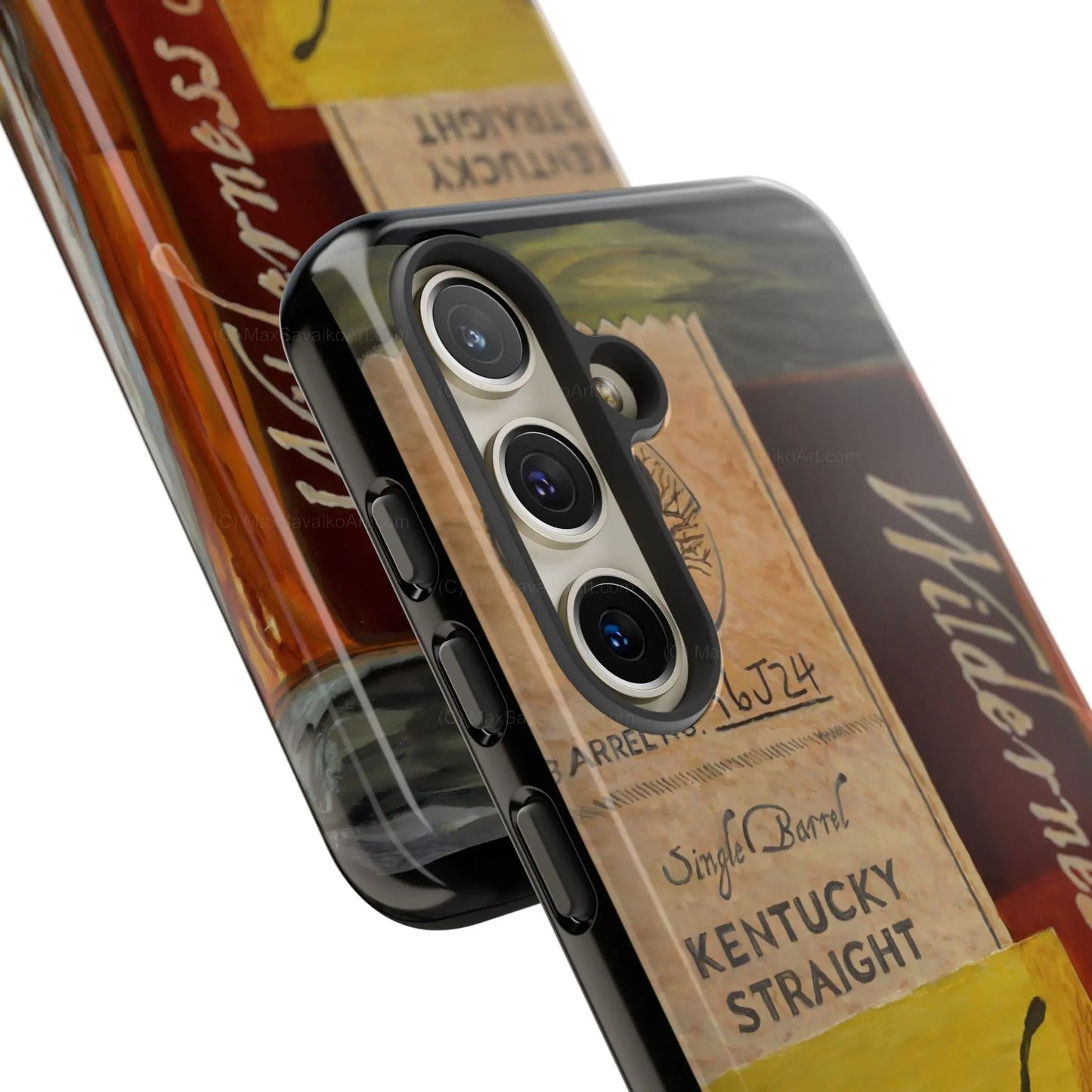 Custom Phone Case Wilderness Trail Bourbon Honey Barrel Art Printify