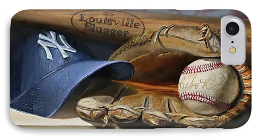 Custom iPhone Case NY Yankees Baseball Pixels