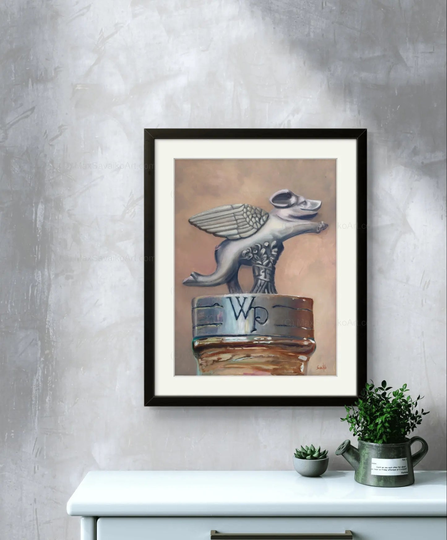 Framed Print WhistlePig When Pigs Can Fly Max Savaiko Art Gallery