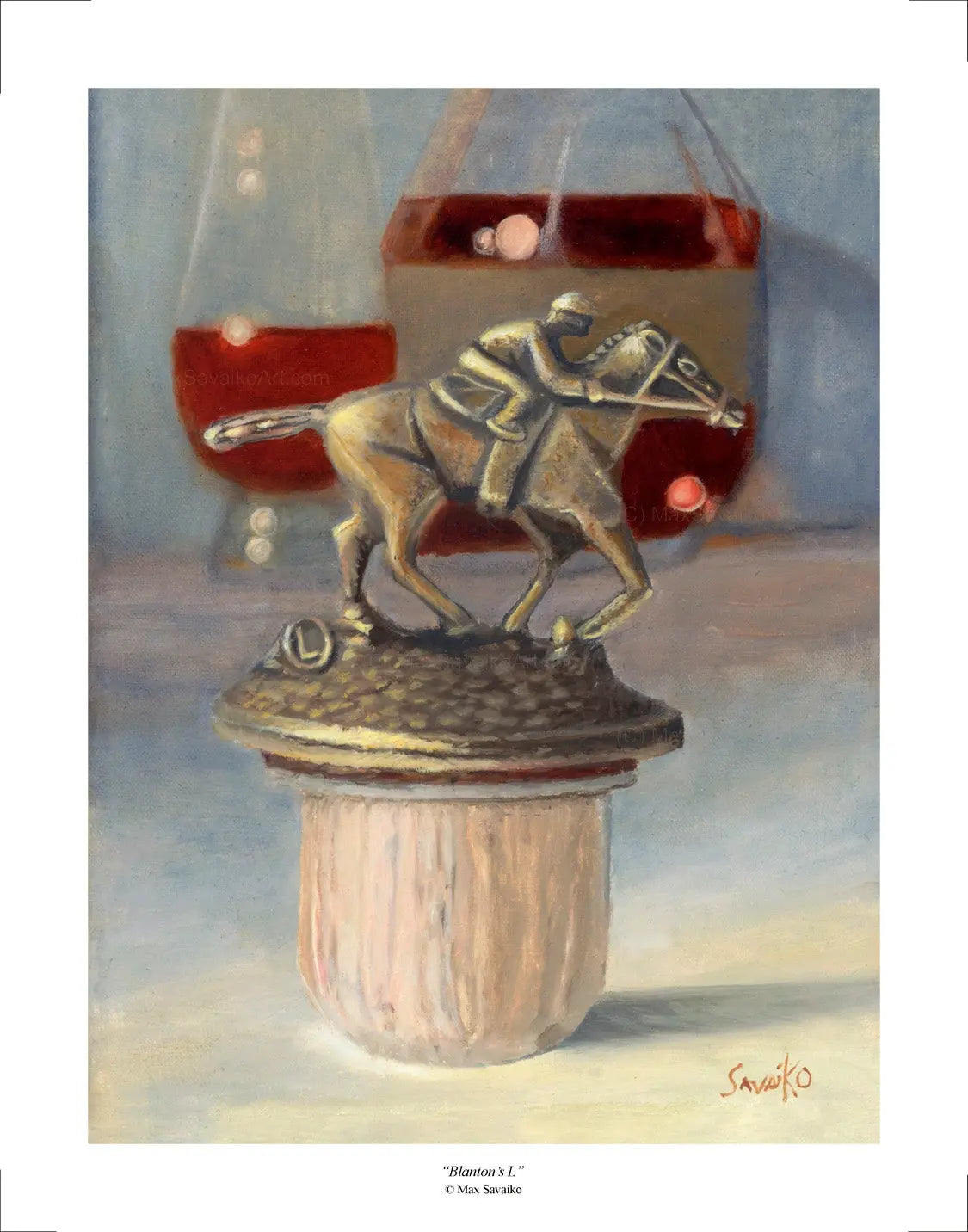 Limited Edition Art Colonel Albert Blanton Letter L Max Savaiko Art