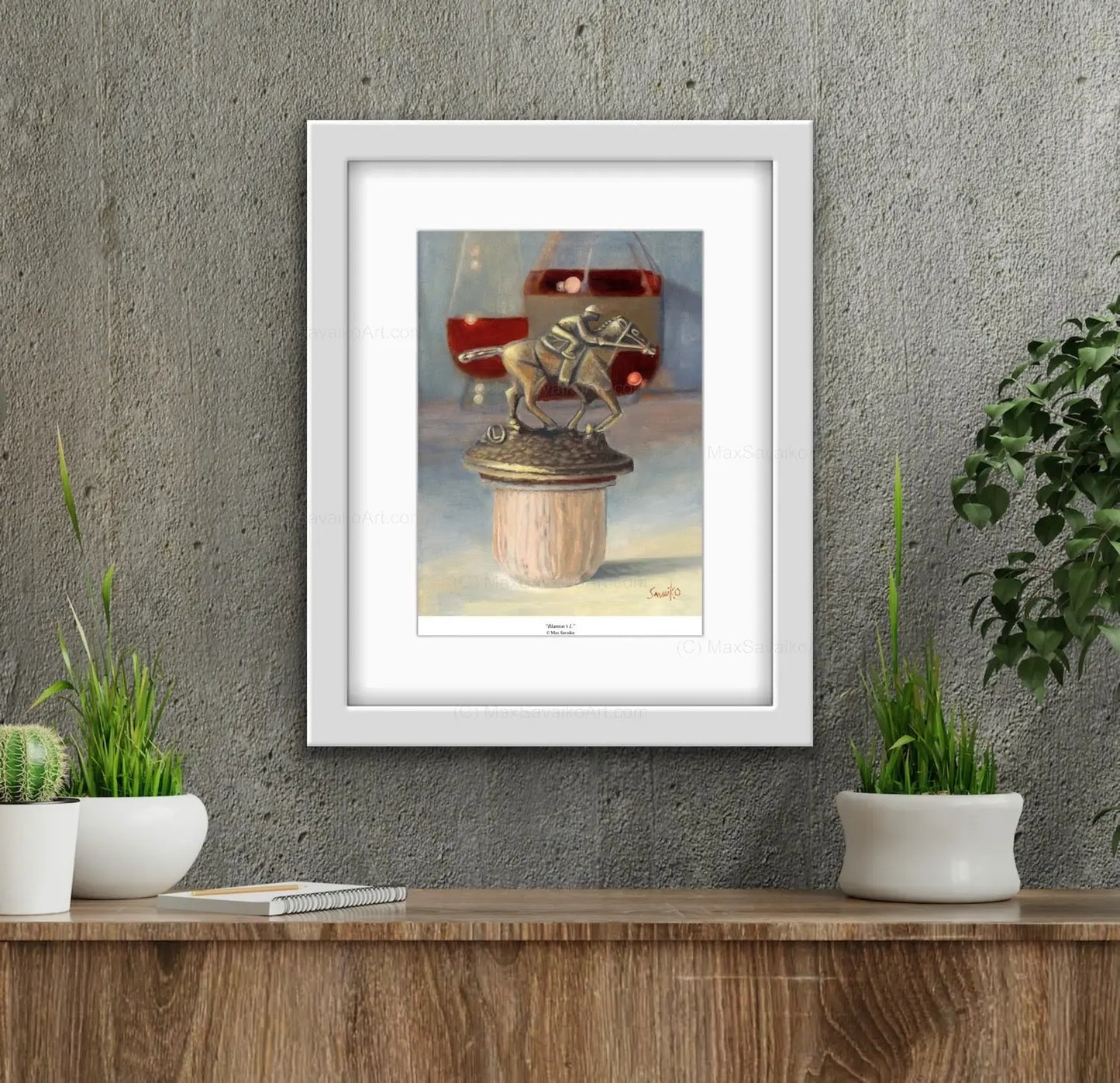 Limited Edition Art Colonel Albert Blanton Letter L Max Savaiko Art