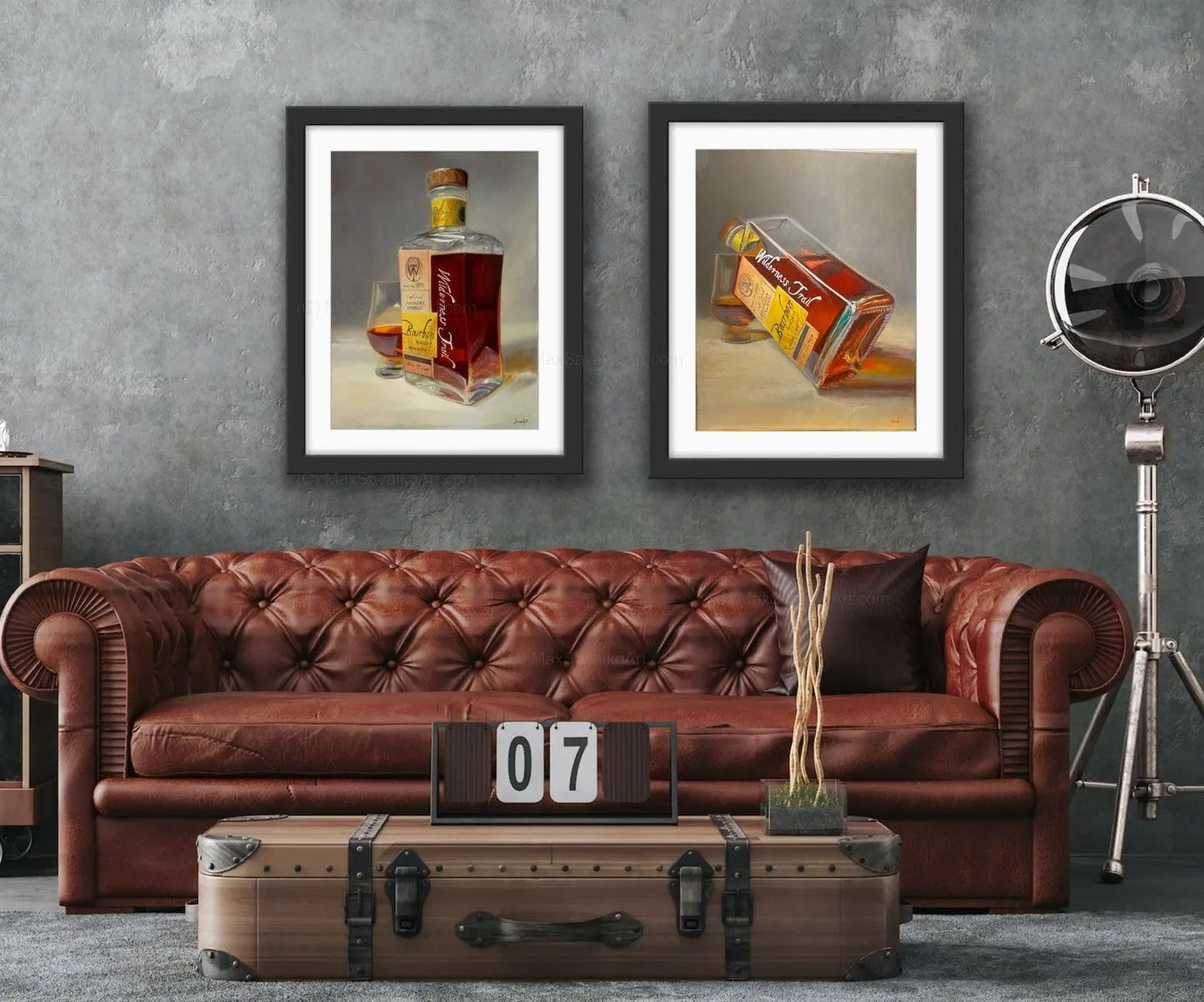 Limited Edition Art Wilderness Trail Distillery Bad Ass Max Savaiko Art