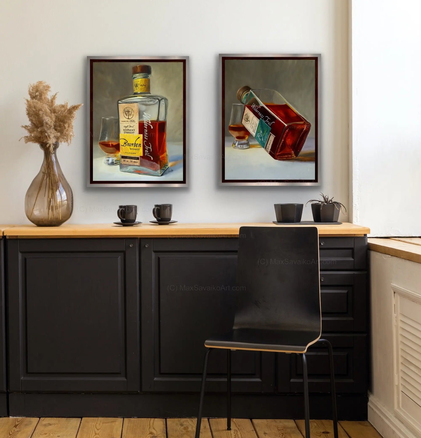 Limited Edition Art Wilderness Trail Distillery Rye Whiskey Max Savaiko Art