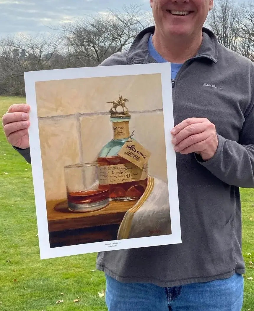 Limited Edition Print Colonel Albert Blanton Single Barrel MaxSavaikoArt.com