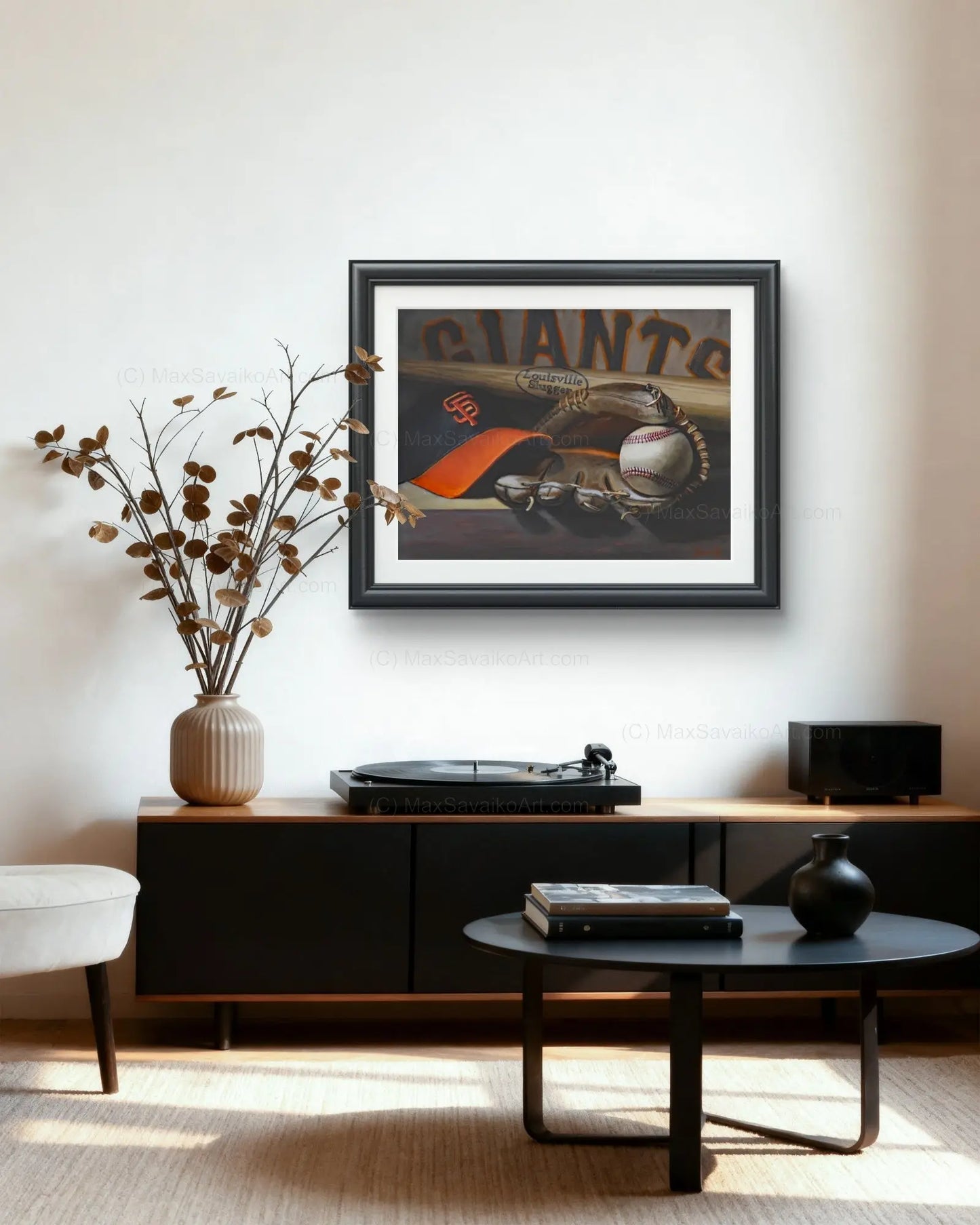 Limited Edition San Francisco Giants Hat Print Max Savaiko Art Gallery