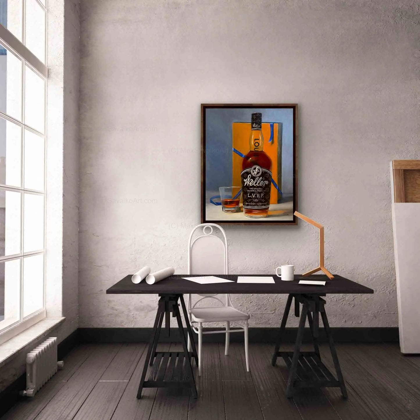 Limited Edition Weller Special Reserve Bourbon LV Artwork Granite