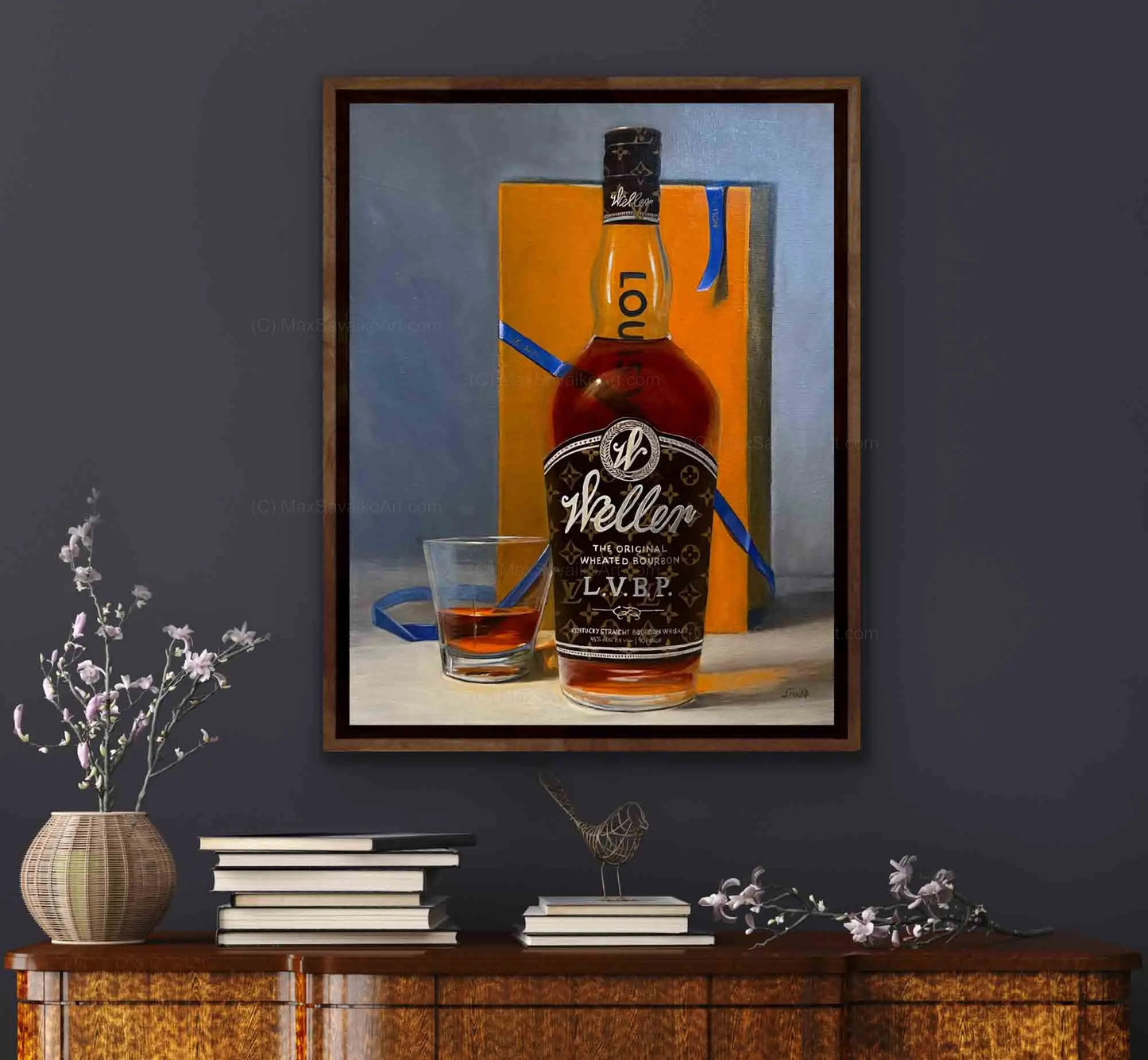Limited Edition Weller Special Reserve Bourbon LV Artwork Granite