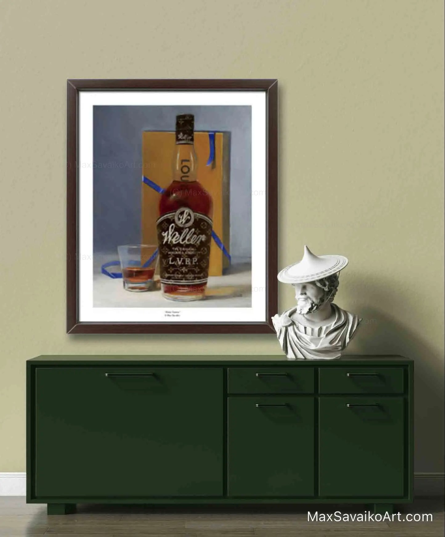Limited Edition Weller Special Reserve Bourbon LV Artwork Granite