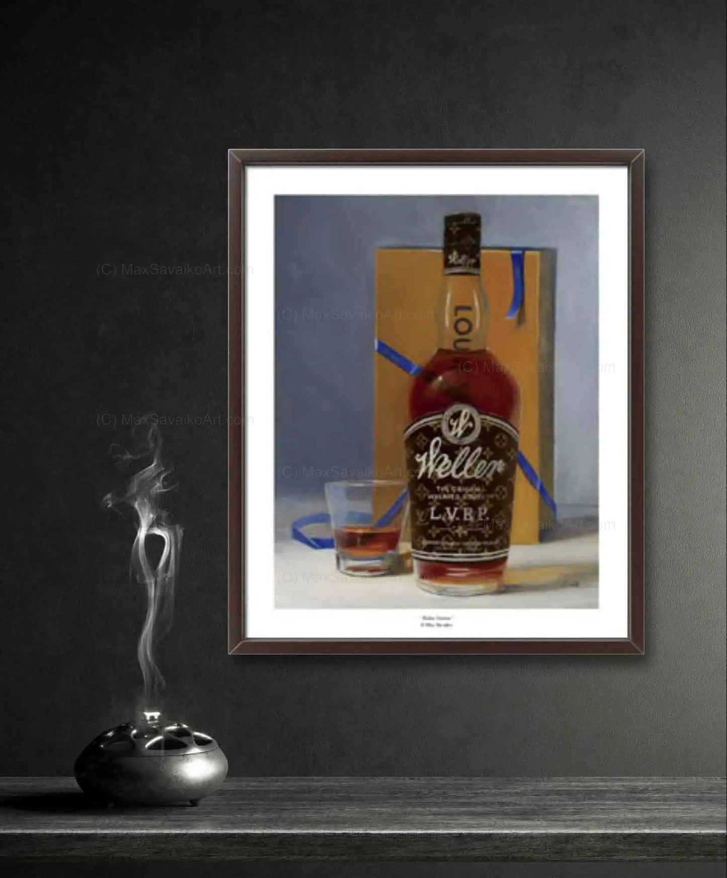 Limited Edition Weller Special Reserve Bourbon LV Artwork Granite
